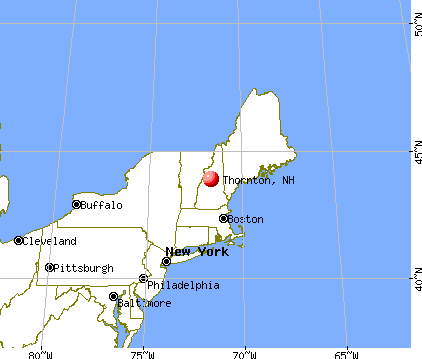 Thornton, New Hampshire map