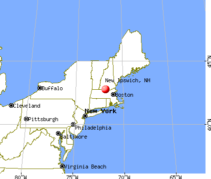 New Ipswich, New Hampshire map