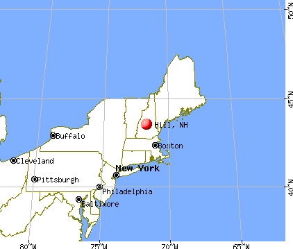 Hill, New Hampshire map