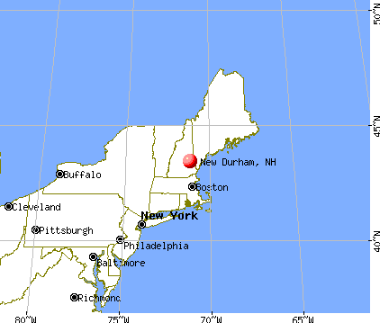 New Durham, New Hampshire map
