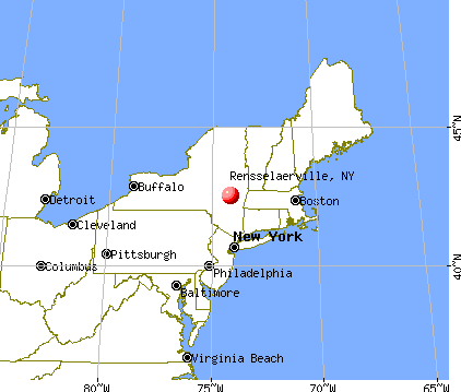 Rensselaerville, New York map