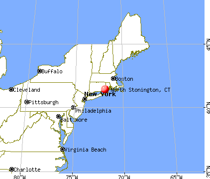 North Stonington, Connecticut map