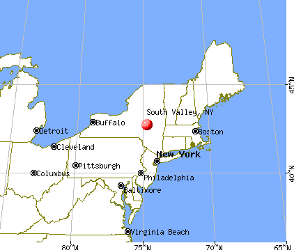 South Valley, New York map
