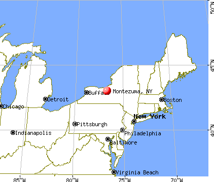 Montezuma, New York map