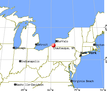 Chautauqua, New York map