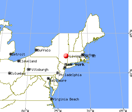 Livingston, New York map
