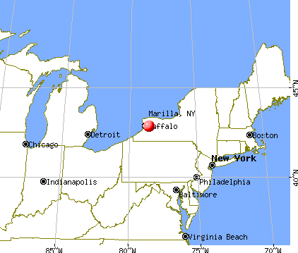 Marilla, New York map