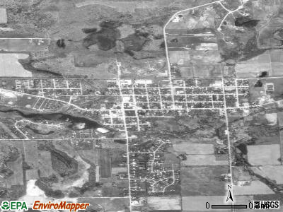 Pinckney satellite photo by USGS