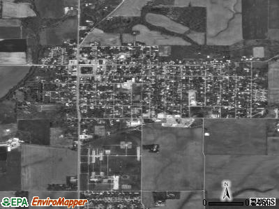 Hope satellite photo by USGS