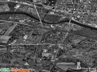 South Pottstown satellite photo by USGS