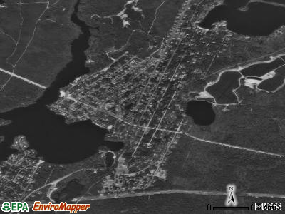 White Island Shores satellite photo by USGS