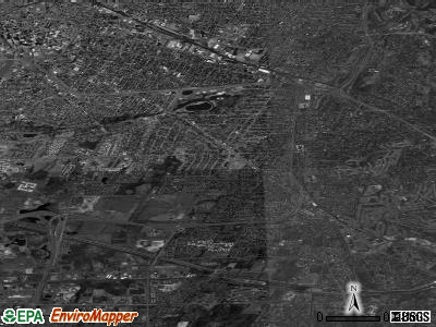 Brighton satellite photo by USGS