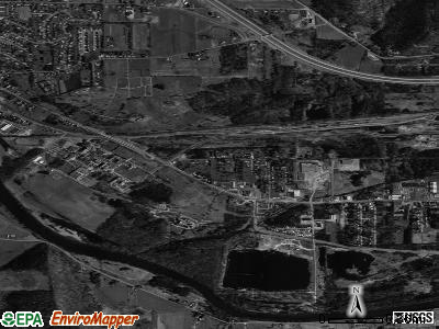 St. Bonaventure satellite photo by USGS
