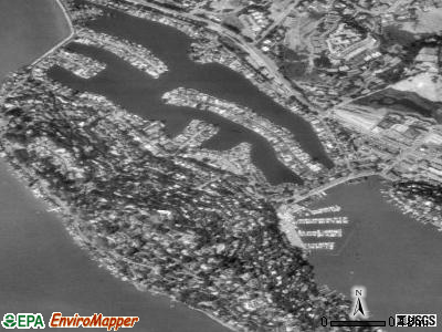 Belvedere satellite photo by USGS