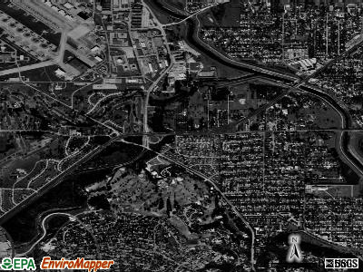 Westworth Village satellite photo by USGS