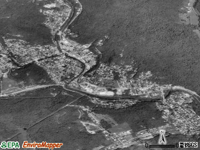 Mannington satellite photo by USGS