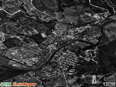Glen Rose satellite photo by USGS