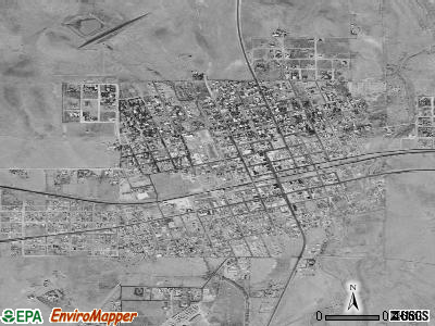 Midway satellite photo by USGS