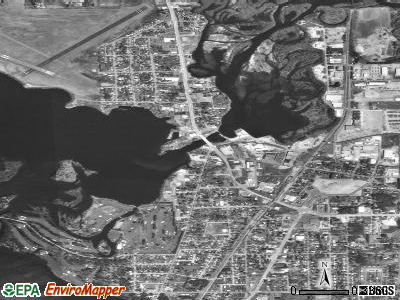 Schofield satellite photo by USGS