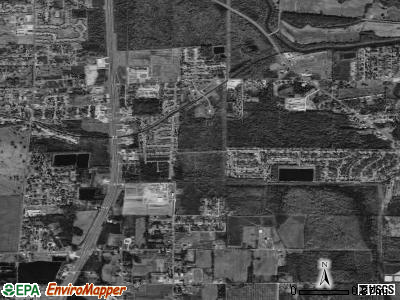 Folly Beach satellite photo by USGS