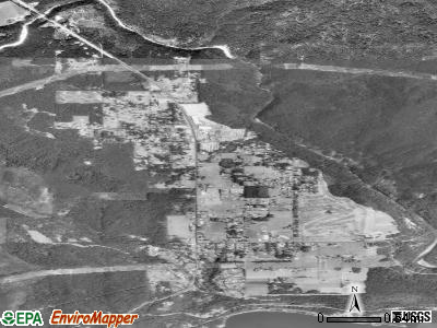 Carson River Valley satellite photo by USGS