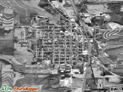New Glarus satellite photo by USGS