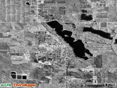Harrison satellite photo by USGS