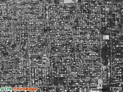 Riverland Village satellite photo by USGS