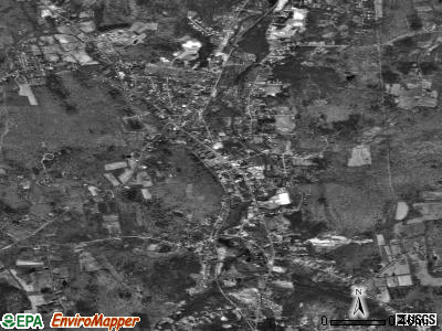 Monson Center satellite photo by USGS