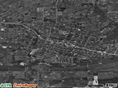 Hartshorne satellite photo by USGS