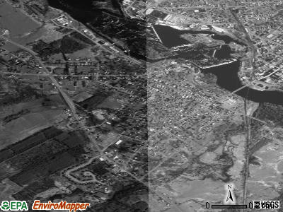 West Carthage satellite photo by USGS