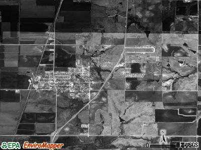 Prosper satellite photo by USGS