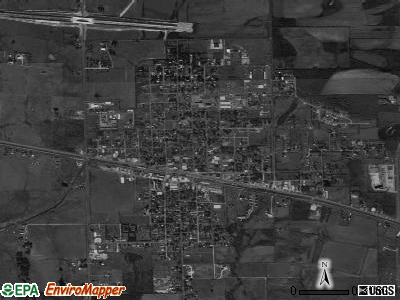 Waller satellite photo by USGS
