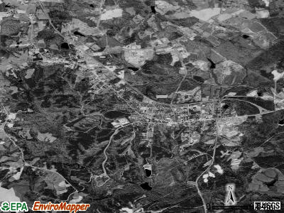 Yanceyville satellite photo by USGS