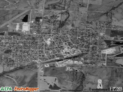 Slater satellite photo by USGS