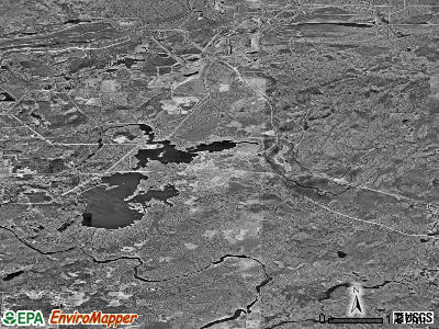 Hoyt Lakes satellite photo by USGS