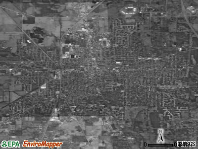 Marion satellite photo by USGS