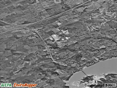 Dandridge satellite photo by USGS