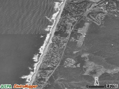 Lincoln Beach satellite photo by USGS