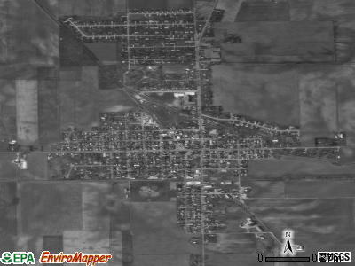 Arcanum satellite photo by USGS