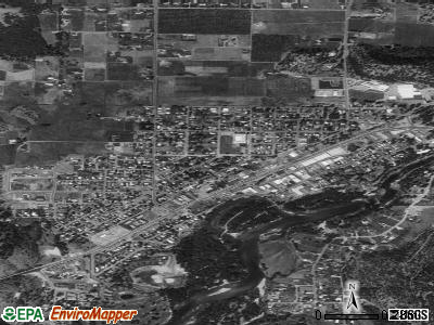 Leavenworth satellite photo by USGS