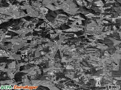 Millers Creek satellite photo by USGS