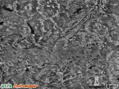 Lake Oswego satellite photo by USGS