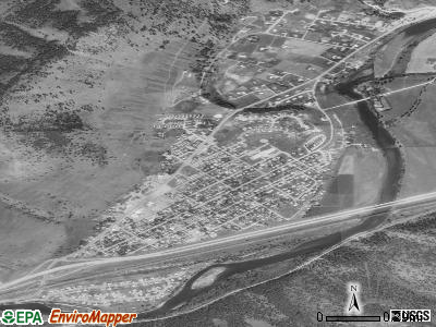 East Missoula satellite photo by USGS