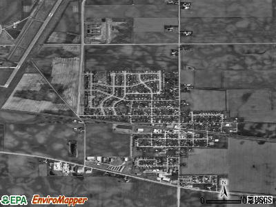 Cortland satellite photo by USGS