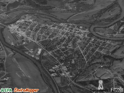 Falmouth satellite photo by USGS