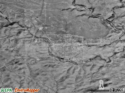 Cordes Lakes satellite photo by USGS