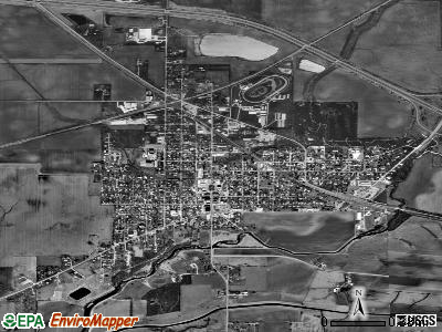 Farmer City satellite photo by USGS