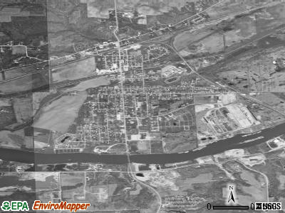 Seneca satellite photo by USGS