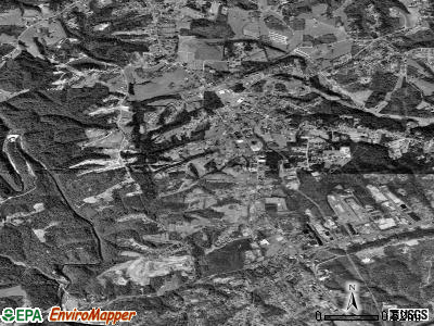 Fairplains satellite photo by USGS